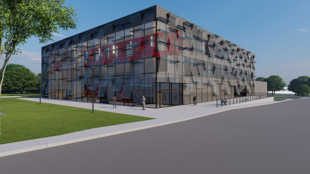 Students and mentors in the Academic Success Center located in Adams Library lower level.